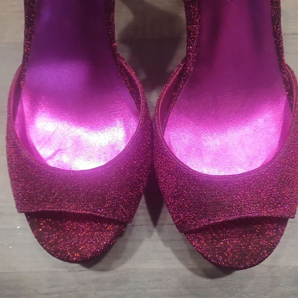 NWOT ALDO Hobo Rhinestone Pumps Plate Form Wedding Women Shoes - Picture 9 of 10